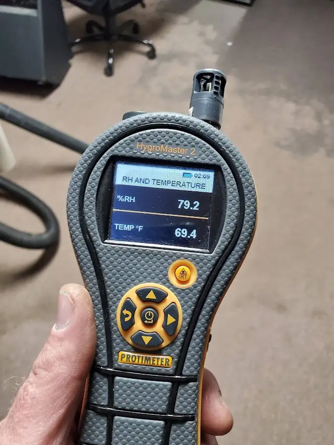 Moisture meter humidity assessment for Mold Remediation & Removal in Pooler